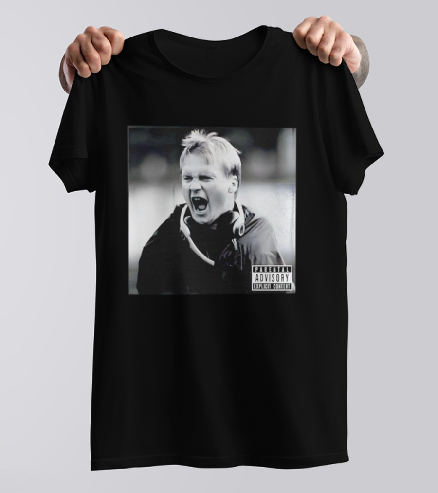 Coach Gruden Parental Advisory Explicit Content Album Cover T-Shirt