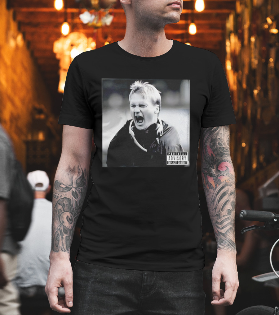 Coach Gruden Parental Advisory Explicit Content Album Cover T-Shirt