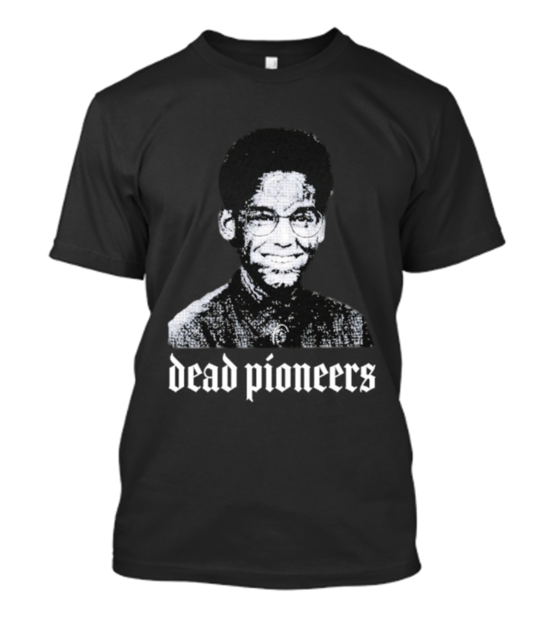 Dead Pioneers Retro-Style Old School Pioneers Face T-Shirt