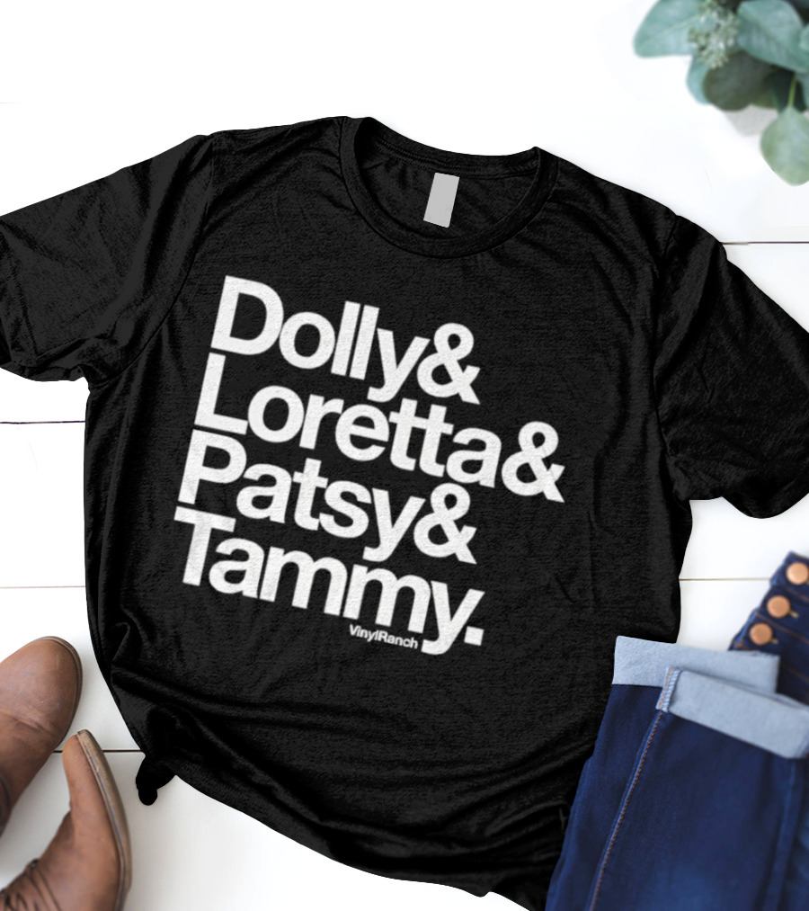 Dolly Loretta Patsy Tammy Country Music Icons T-Shirt