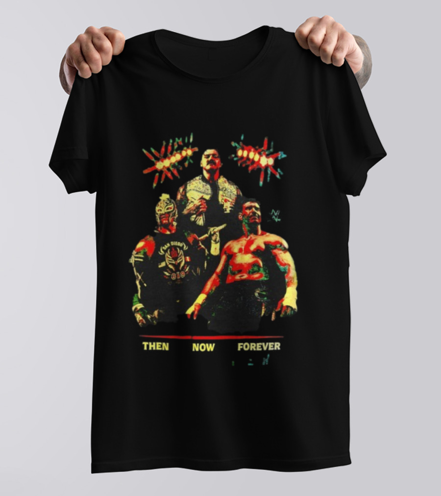 Eddie Guerrero Vs Rey Mysterio San Diego 619 Then Now Forever Together T-Shirt