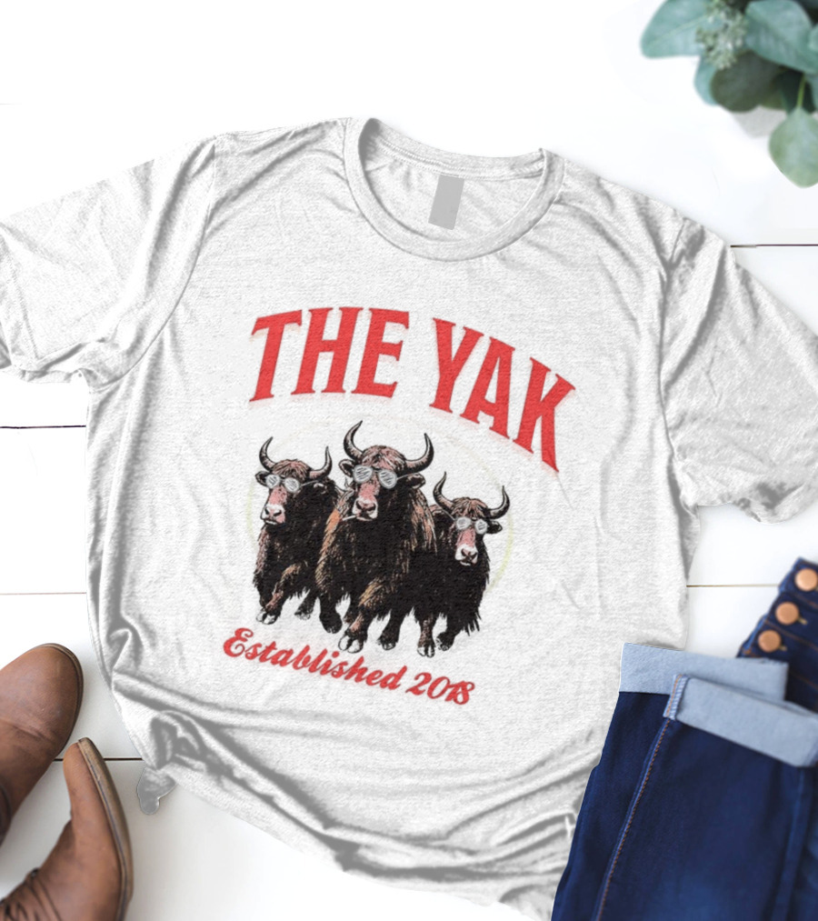 The Yak Established 2018 Bulls Podcast Dave Portnoy T-Shirt