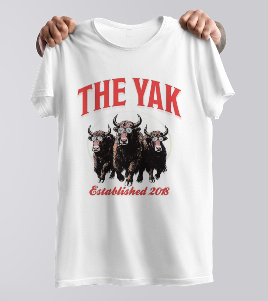 The Yak Established 2018 Bulls Podcast Dave Portnoy T-Shirt
