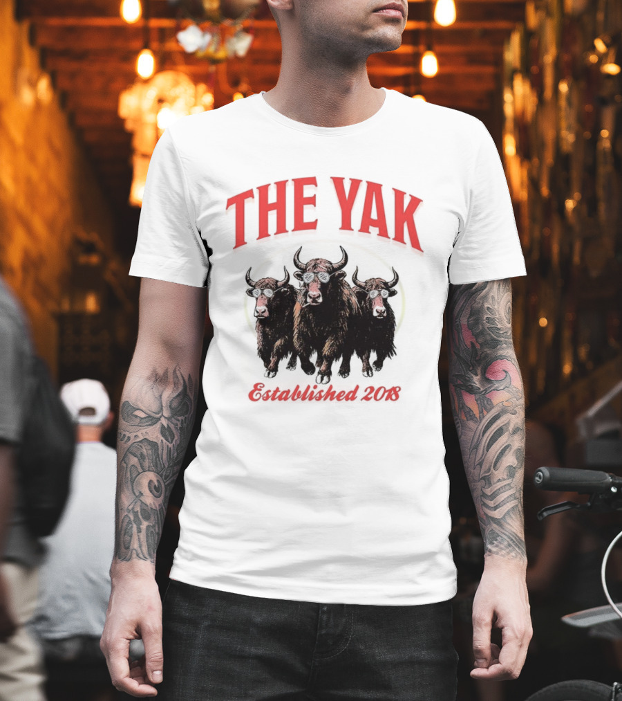 The Yak Established 2018 Bulls Podcast Dave Portnoy T-Shirt