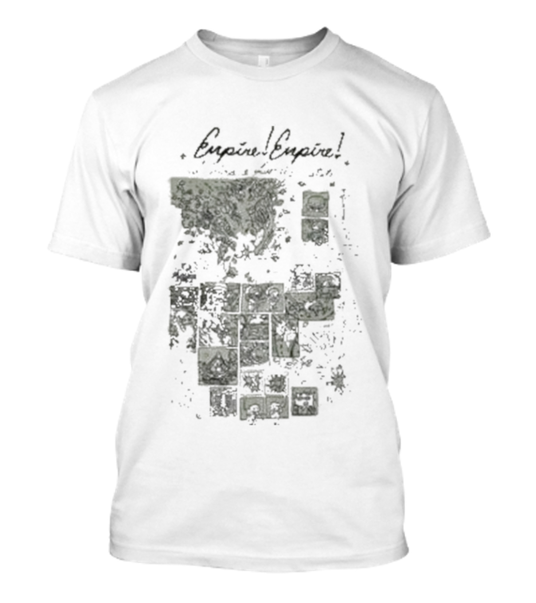 Empire Empire I Was A Lonely Estate Cat Retro Comic Collage T-Shirt