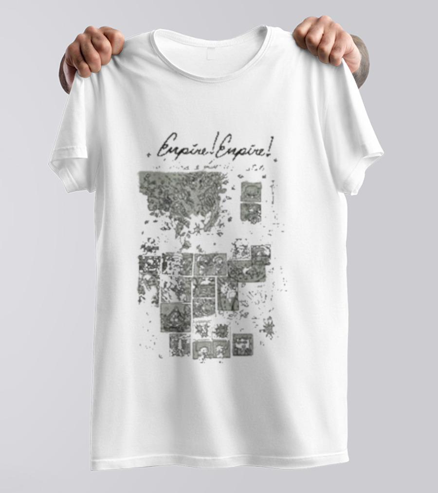 Empire Empire I Was A Lonely Estate Cat Retro Comic Collage T-Shirt