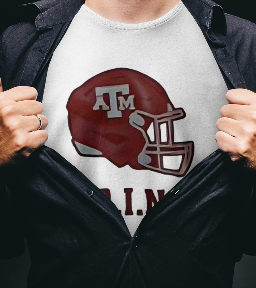 Texas A&M Aggies Football Helmet GRIND T-Shirt