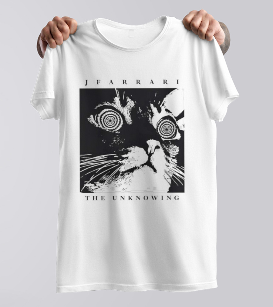 Jfarrari The Unknowing Cat Hypnotic Stare T-Shirt