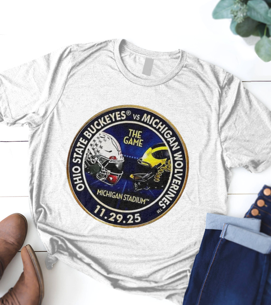 Ohio State Buckeyes Vs Michigan Wolverines The Game Michigan Stadium 11.29.25 T-Shirt