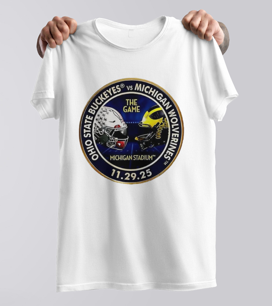 Ohio State Buckeyes Vs Michigan Wolverines The Game Michigan Stadium 11.29.25 T-Shirt