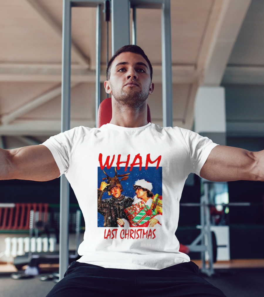 WHAM Last Christmas Festive Holiday Celebration With Snow And Gifts T-Shirt
