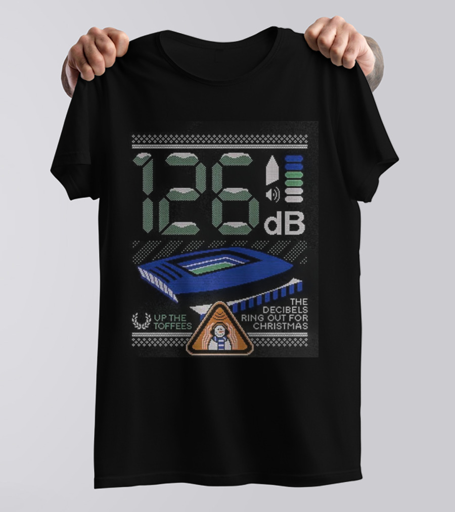 126 Decibels Ring Out This Christmas Stadium Scene T-Shirt