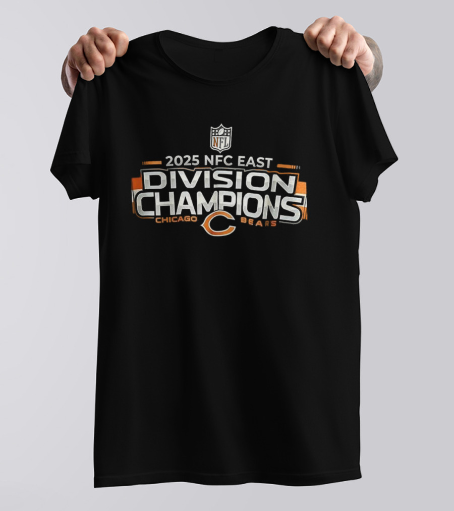 2025 NFC East Division Champions Chicago Bears T-Shirt