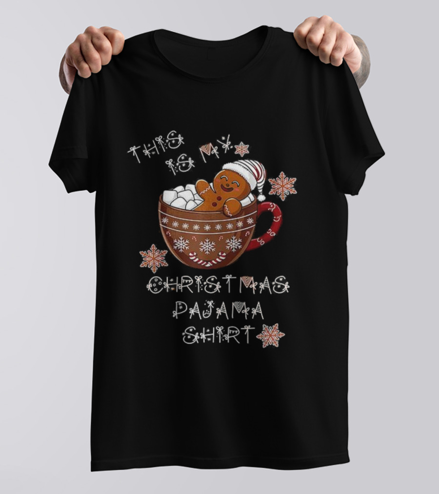This Is My Gingerbread Christmas Pajama T-Shirt