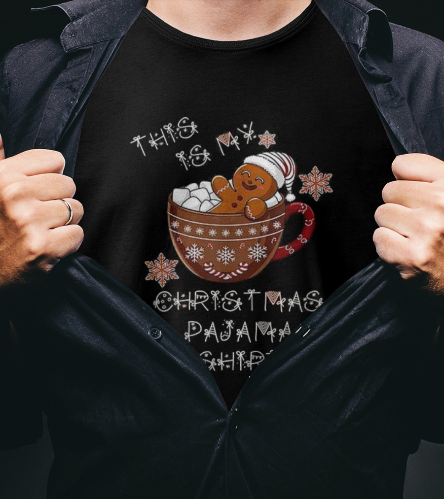 This Is My Gingerbread Christmas Pajama T-Shirt