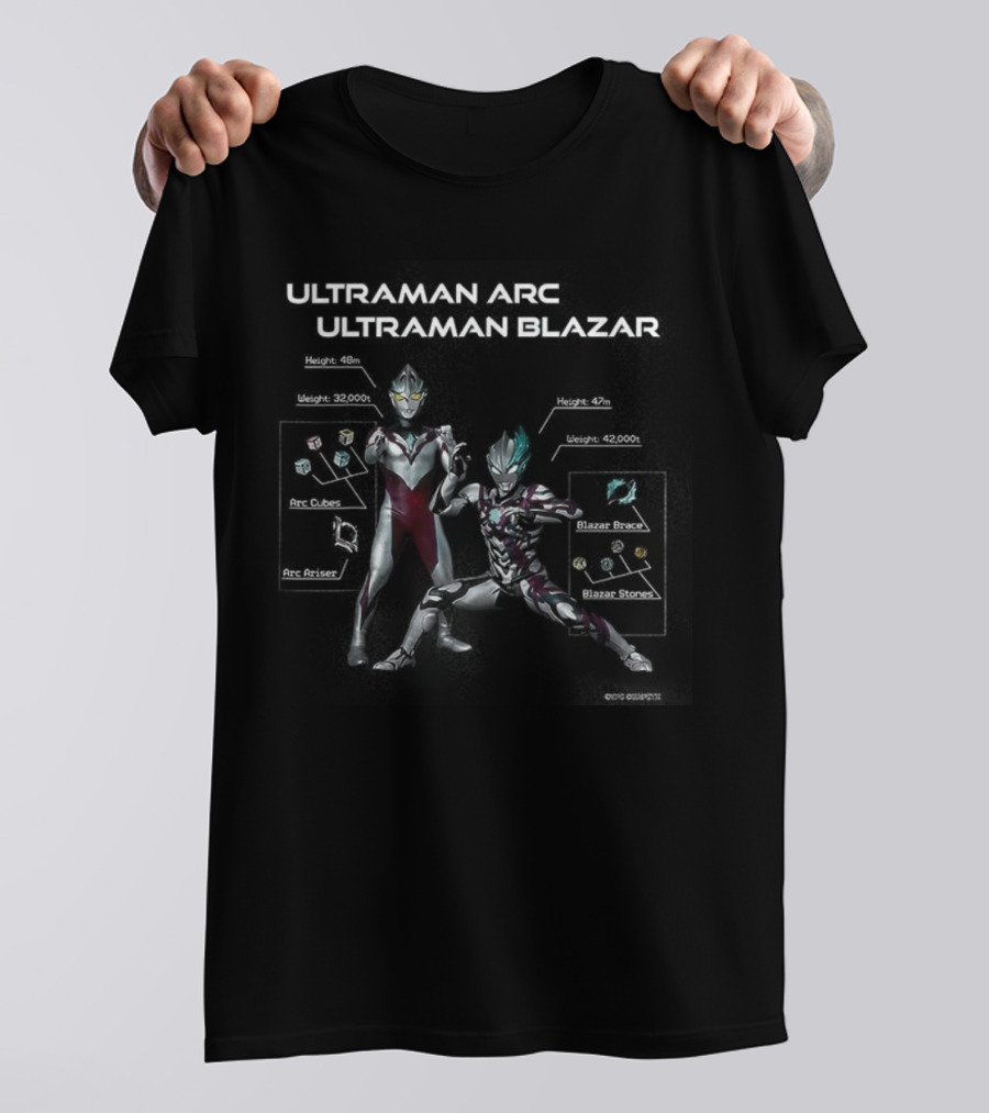 Ultraman Blazar Shadow Universe Warrior Battle T-Shirt
