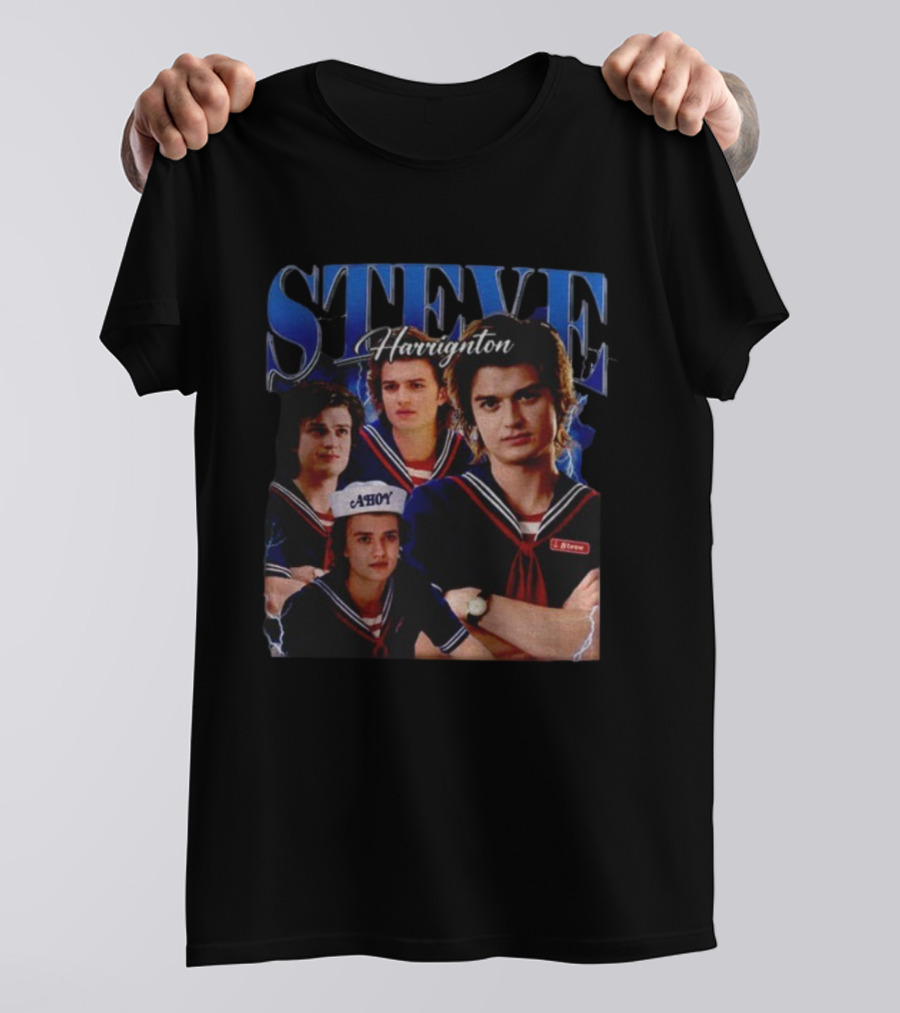 Steve Harrington Vintage Bootleg AHoy 2025 Stranger Things T-Shirt