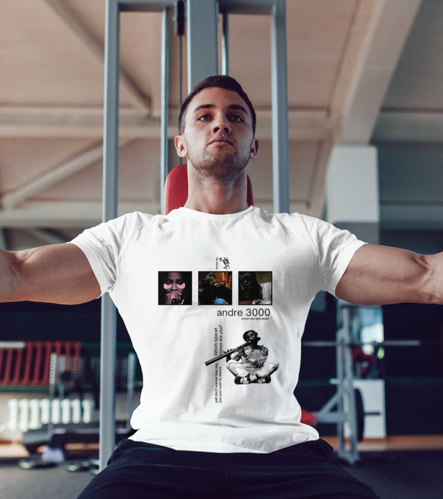 Andre 3000 Stank You Very Much Three Iconic Portraits T-Shirt