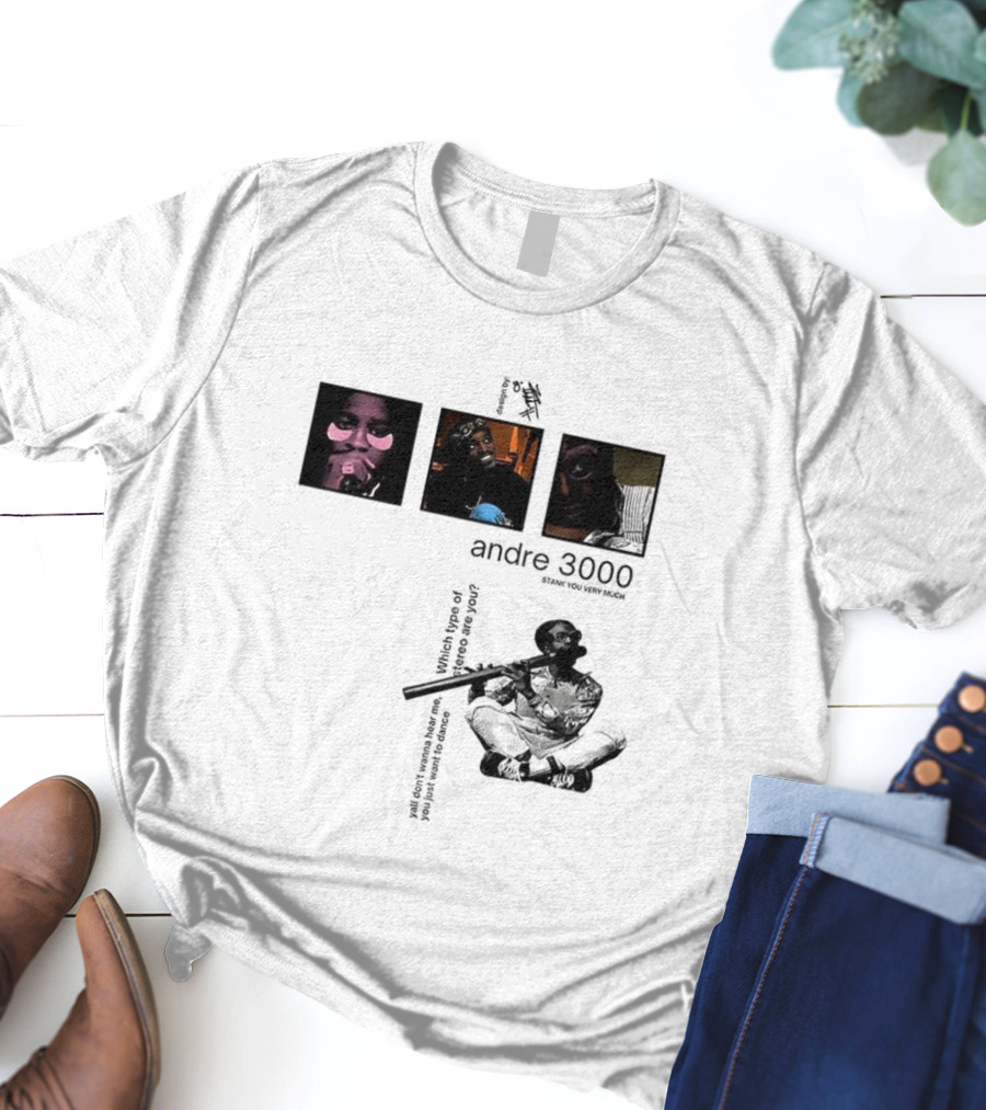 Andre 3000 Stank You Very Much Three Iconic Portraits T-Shirt