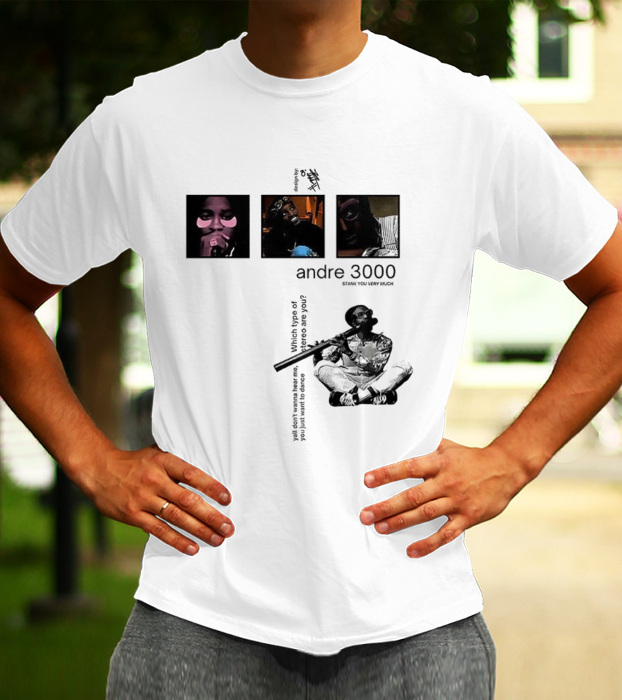Andre 3000 Stank You Very Much Three Iconic Portraits T-Shirt