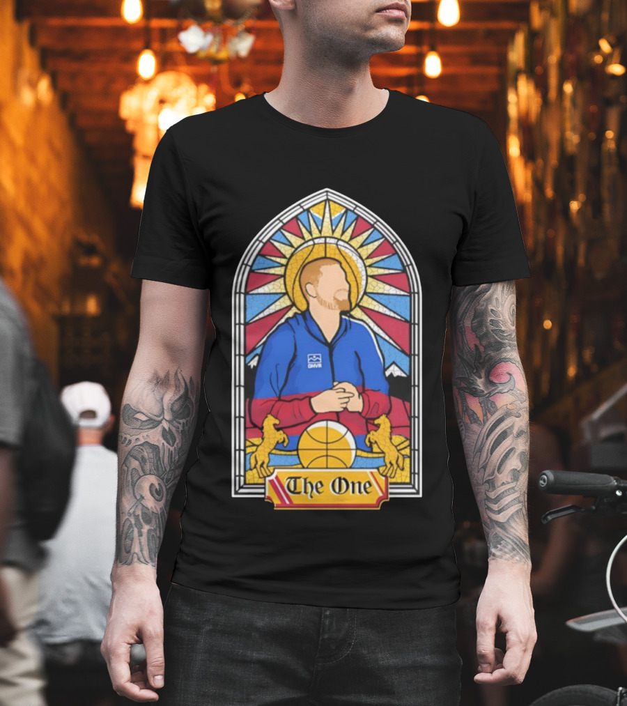 Nikola Jokić The One DMVR Denver Nuggets Basketball Artwork T-Shirt