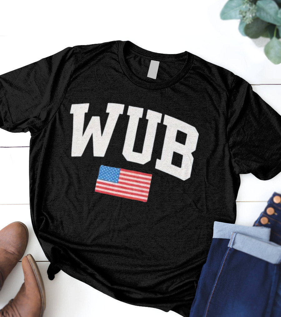 WUB American Flag Paymoneywubby Design T-Shirt