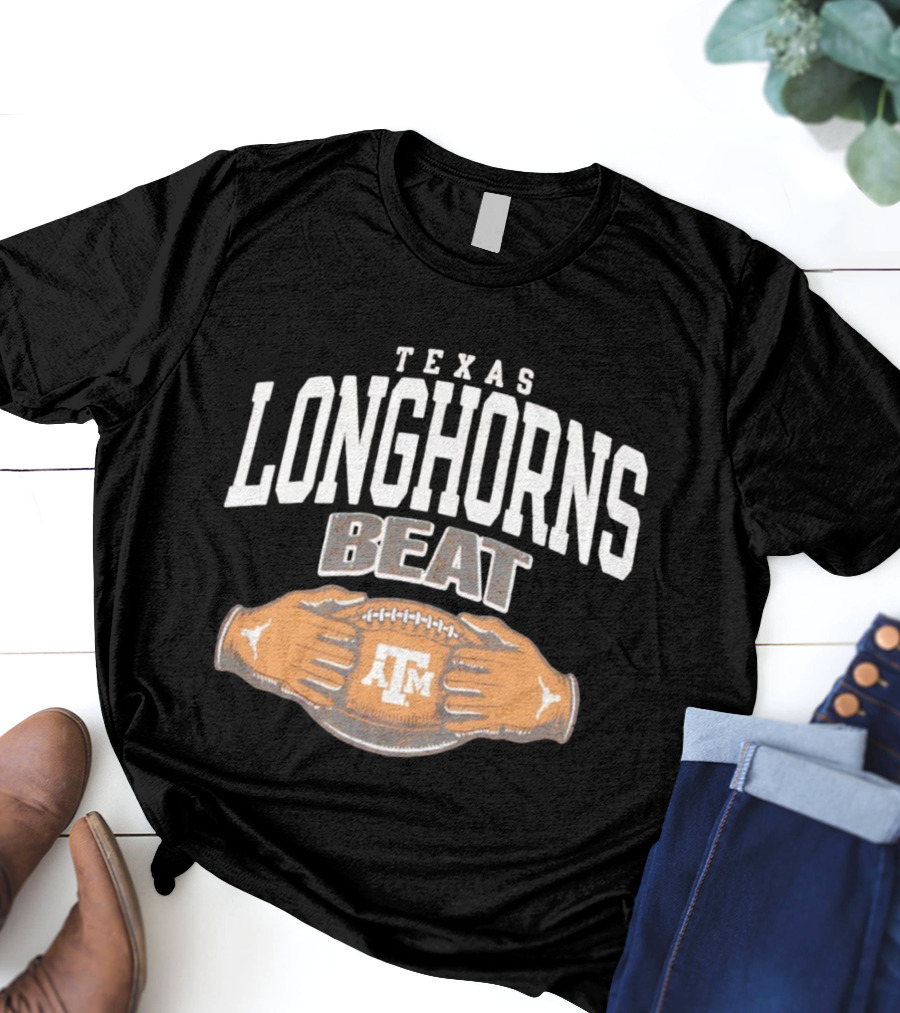 Texas Longhorns Beat Texas A&M Football Rivalry 2025 T-Shirt