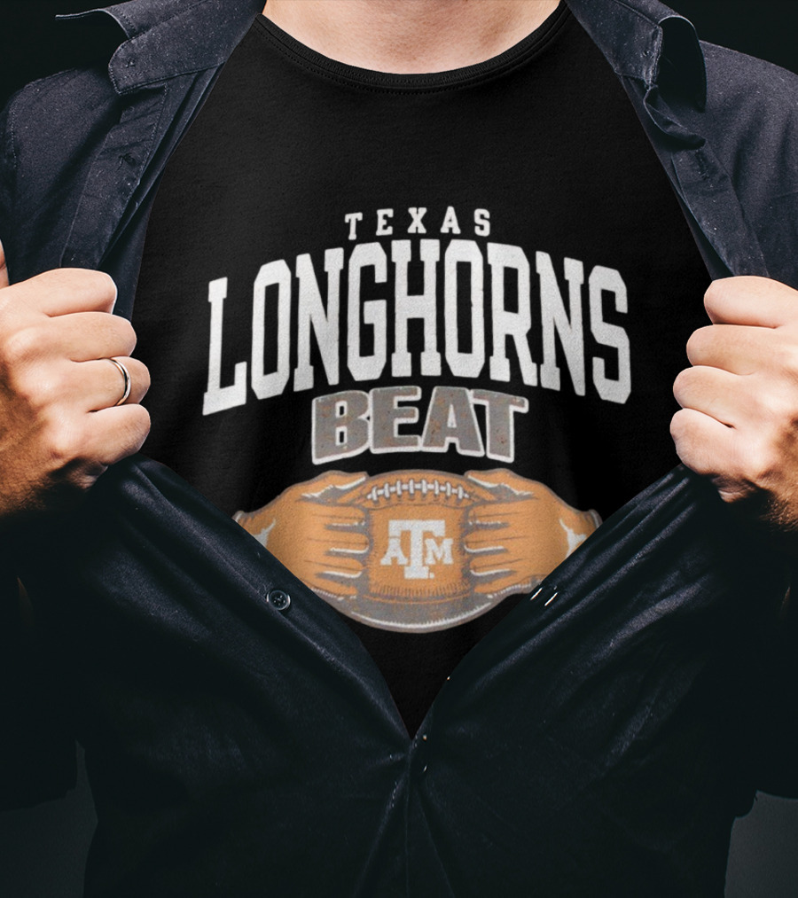 Texas Longhorns Beat Texas A&M Football Rivalry 2025 T-Shirt