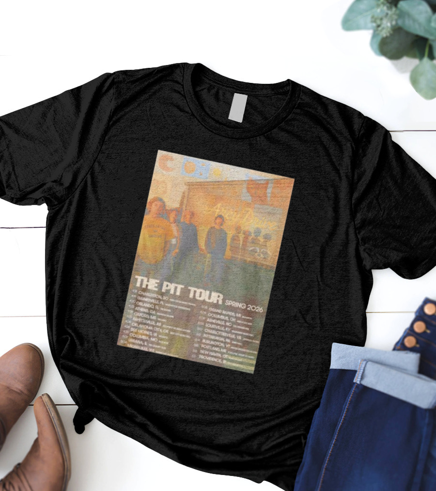 Arcy Drive The Pit Tour Spring 2026 Dates And Cities Music Event T-Shirt