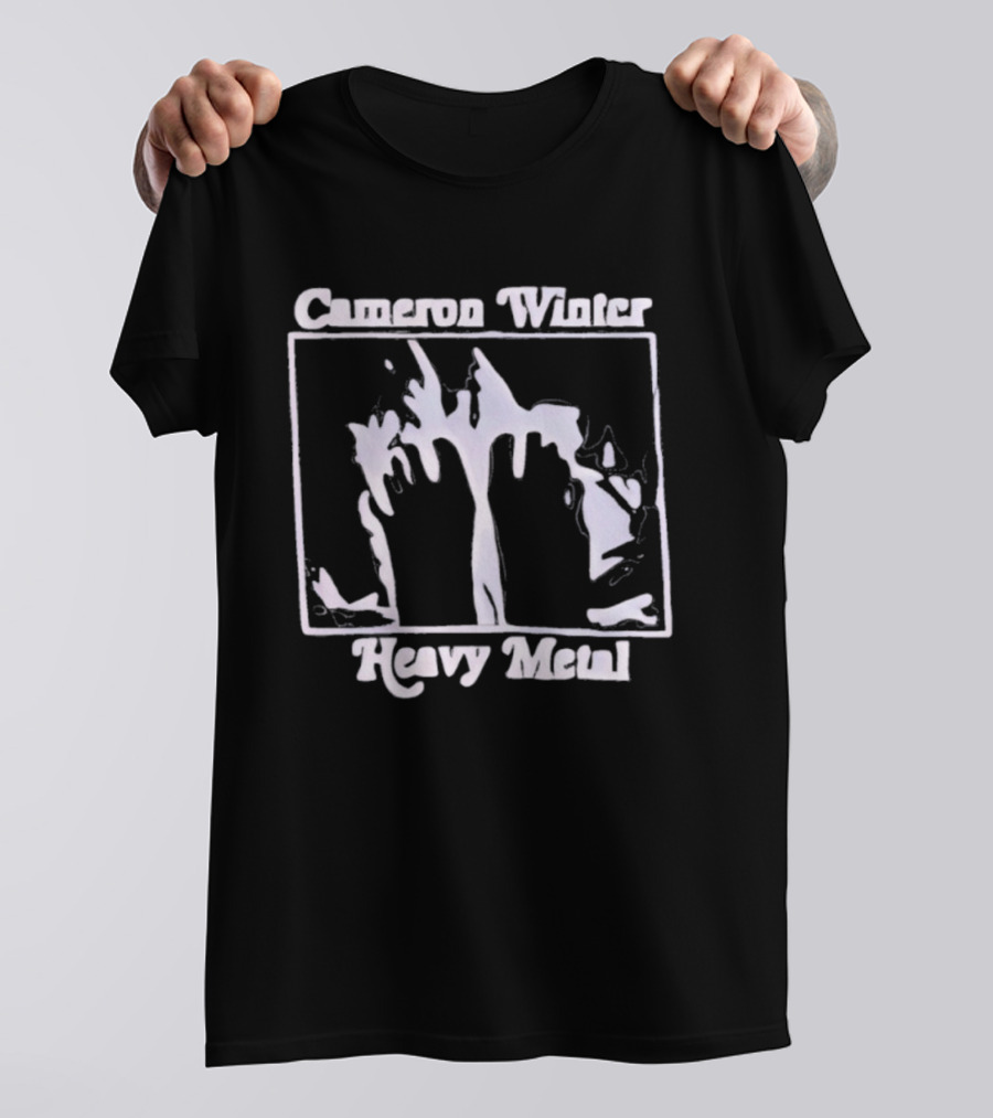 Cameron Winter Heavy Metal Hands Graphic T-Shirt
