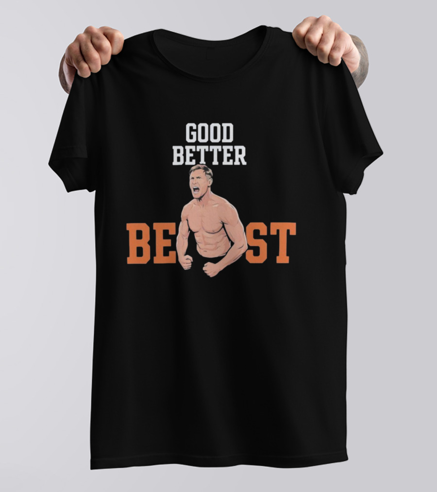 Good Better Beast Chicago Bears Football Ben Johnson T-Shirt