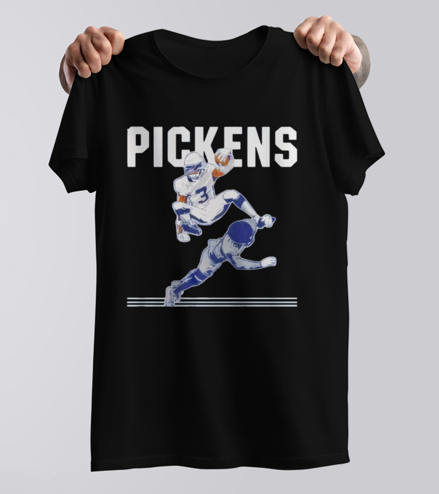 Pickens Hurdle Dallas Football Player Graphic T-Shirt