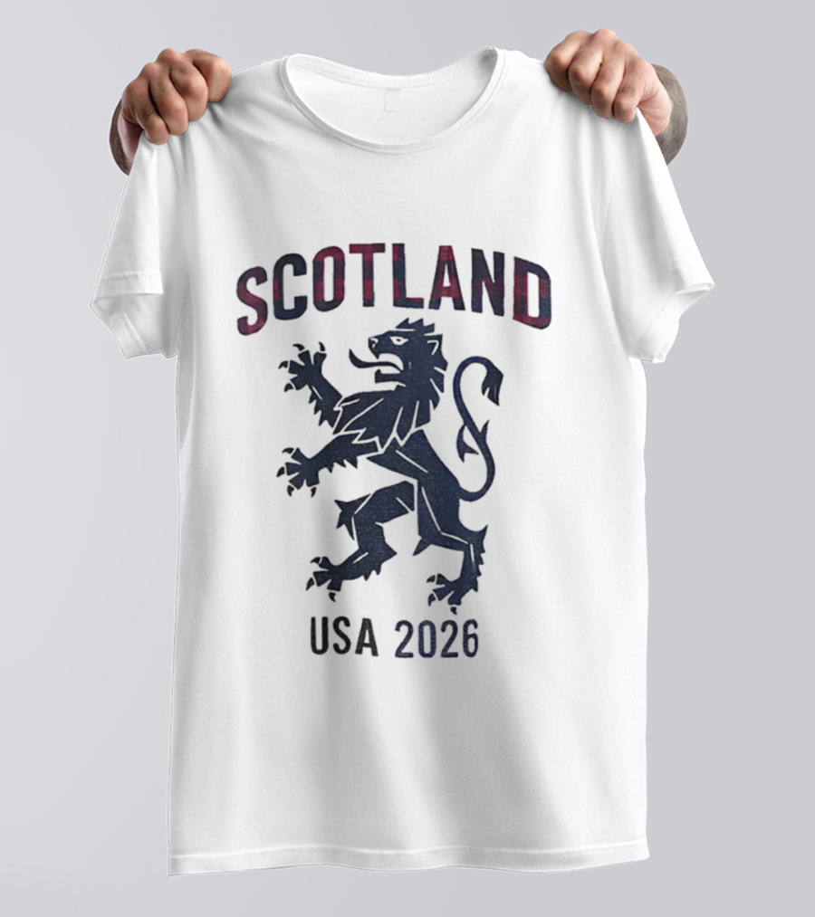 Scotland Lion Emblem USA 2026 T-Shirt