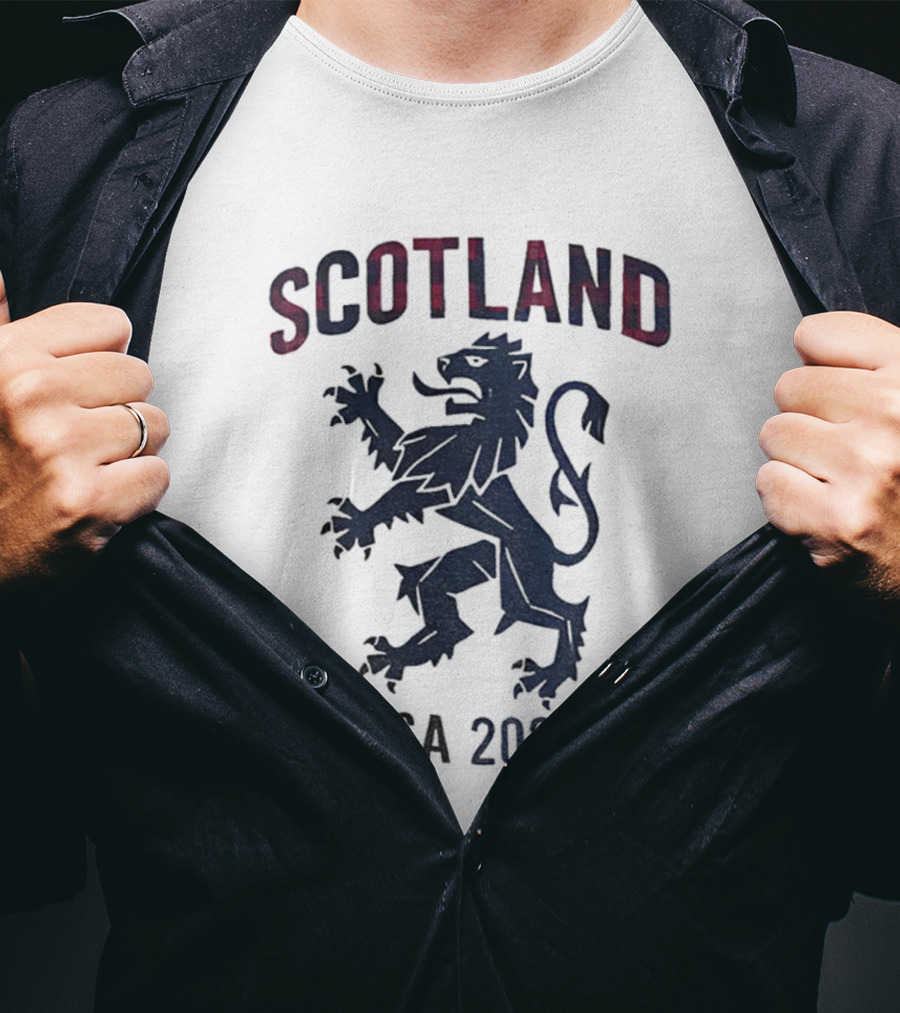 Scotland Lion Emblem USA 2026 T-Shirt