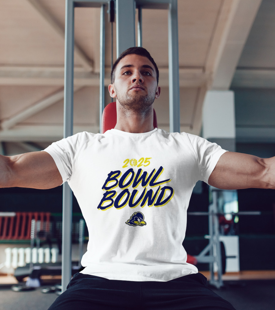 Delaware Fightin’ Blue Hens 2025 Bowl Bound Football Team Spirit T-Shirt