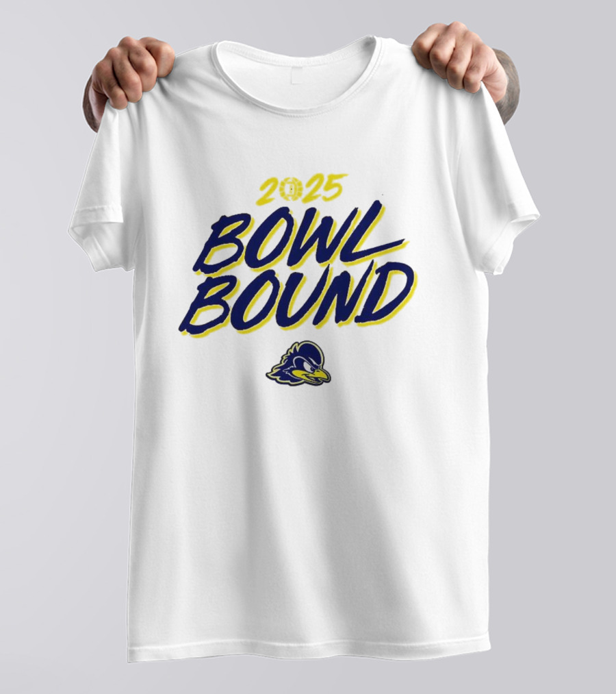 Delaware Fightin’ Blue Hens 2025 Bowl Bound Football Team Spirit T-Shirt