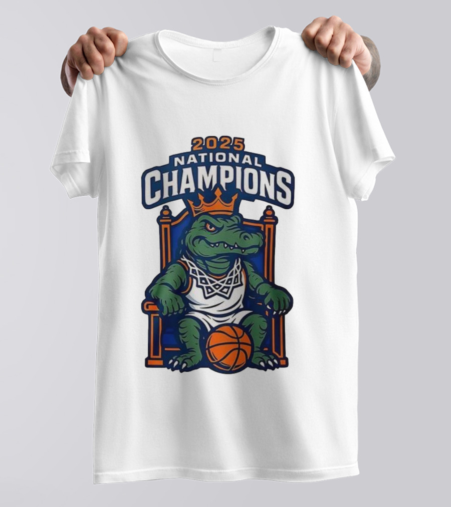 2025 Florida Gators Basketball Mascot National Champions T-Shirt