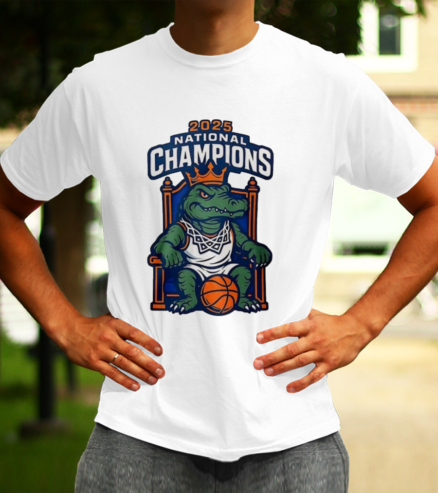 2025 Florida Gators Basketball Mascot National Champions T-Shirt