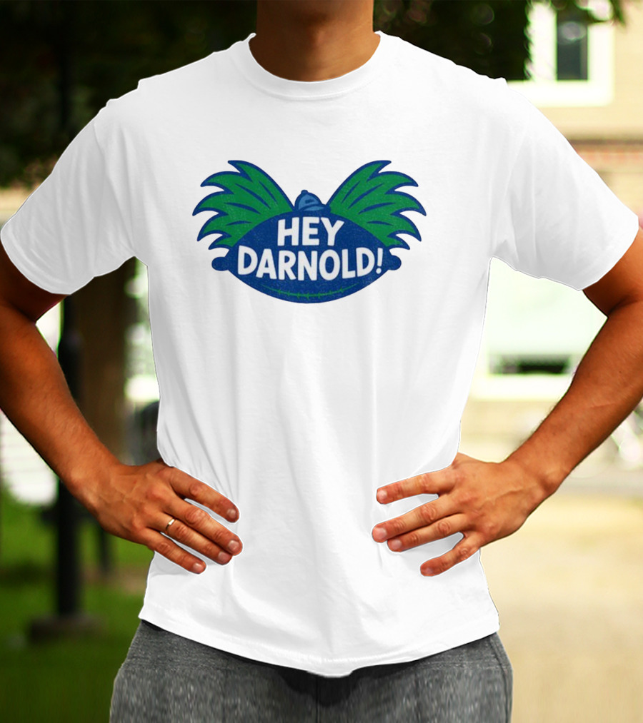 Hey Darnold Hey Arnold Seahawks Football Fusion T-Shirt