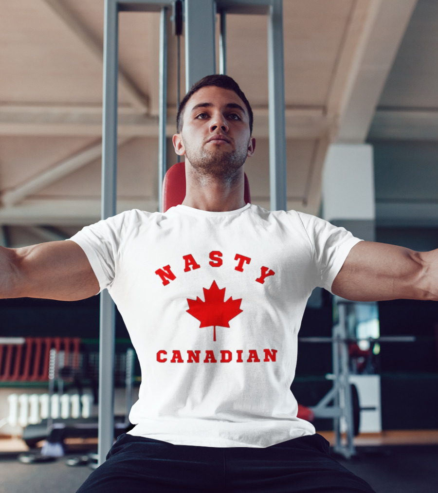 Nasty Canadian Maple Leaf Emblem T-Shirt