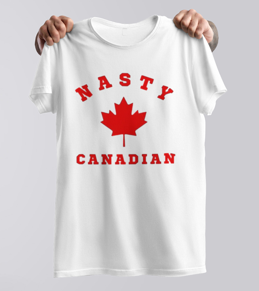 Nasty Canadian Maple Leaf Emblem T-Shirt