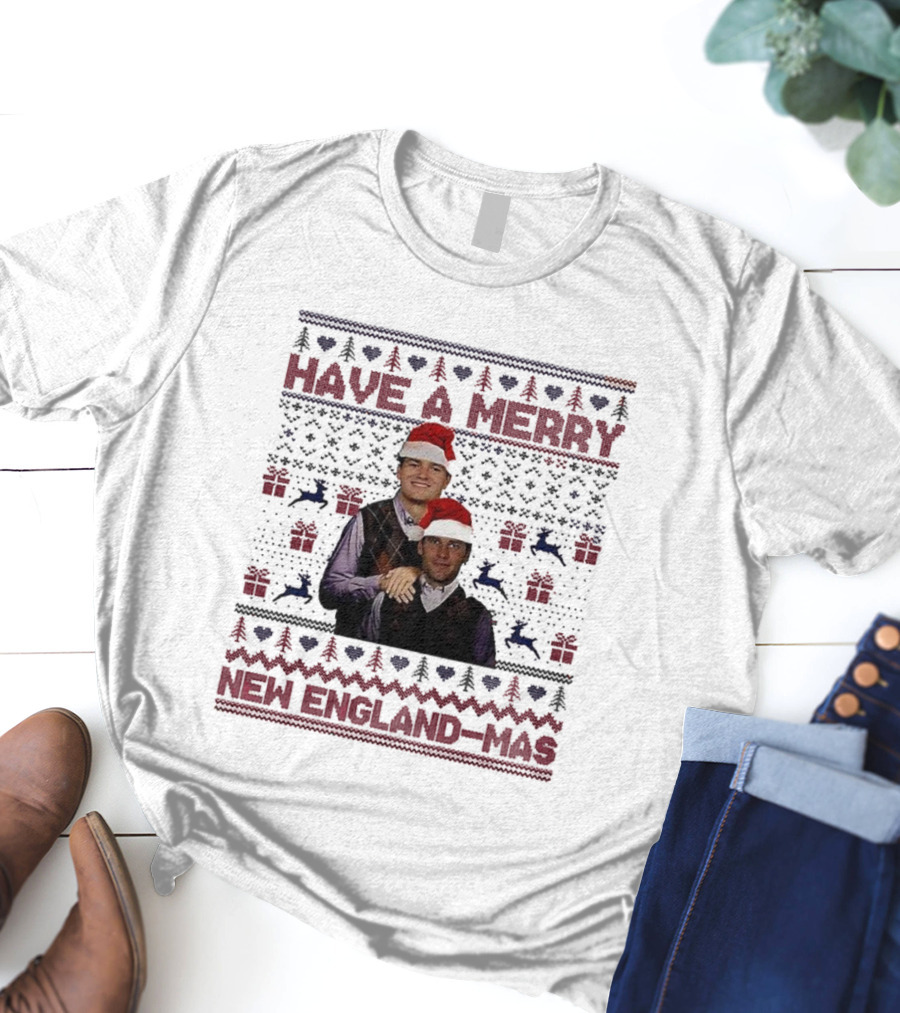 Have A Merry New England-Mas Ugly Christmas T-Shirt