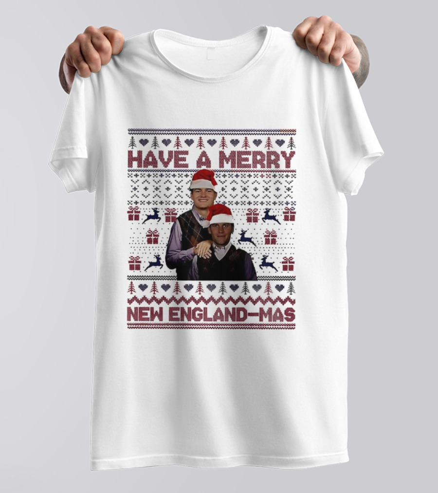 Have A Merry New England-Mas Ugly Christmas T-Shirt