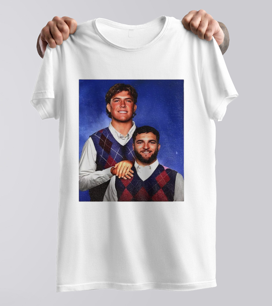 NY Giants Step Brothers Dart And Cam Football Duo T-Shirt