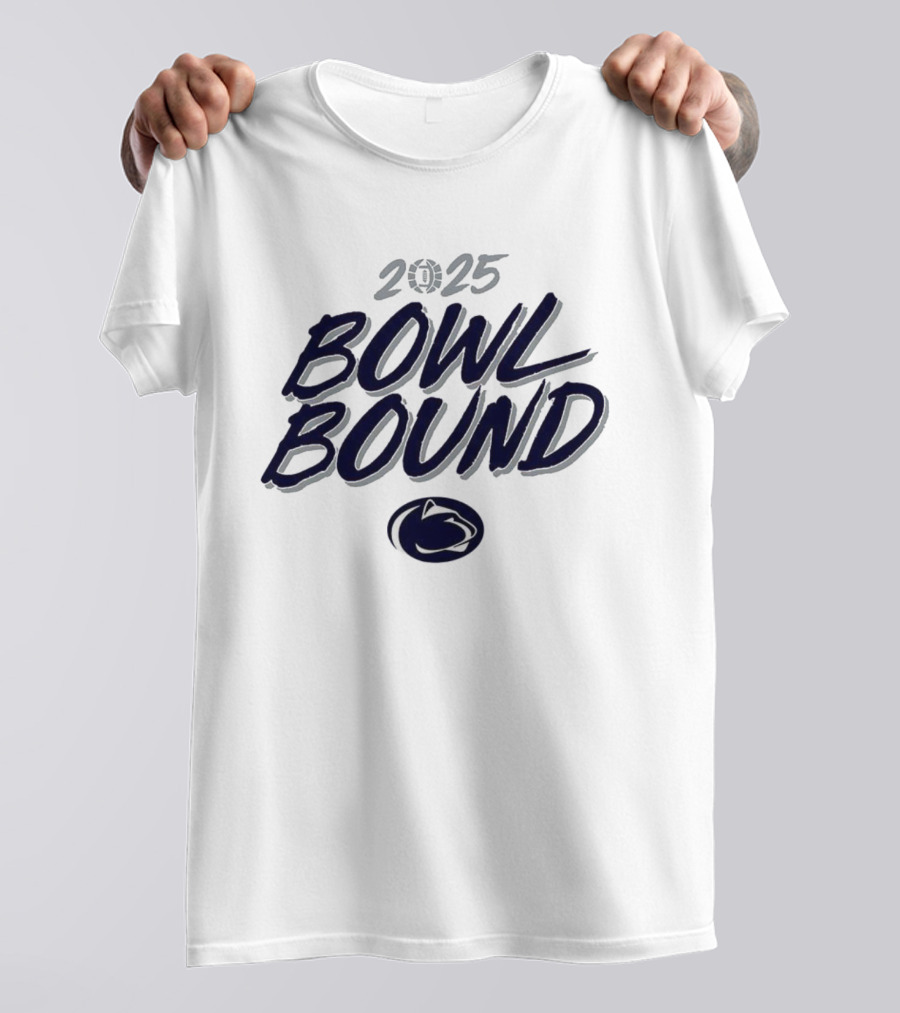 Penn State Nittany Lions 2025 Bowl Bound Football Team Logo T-Shirt