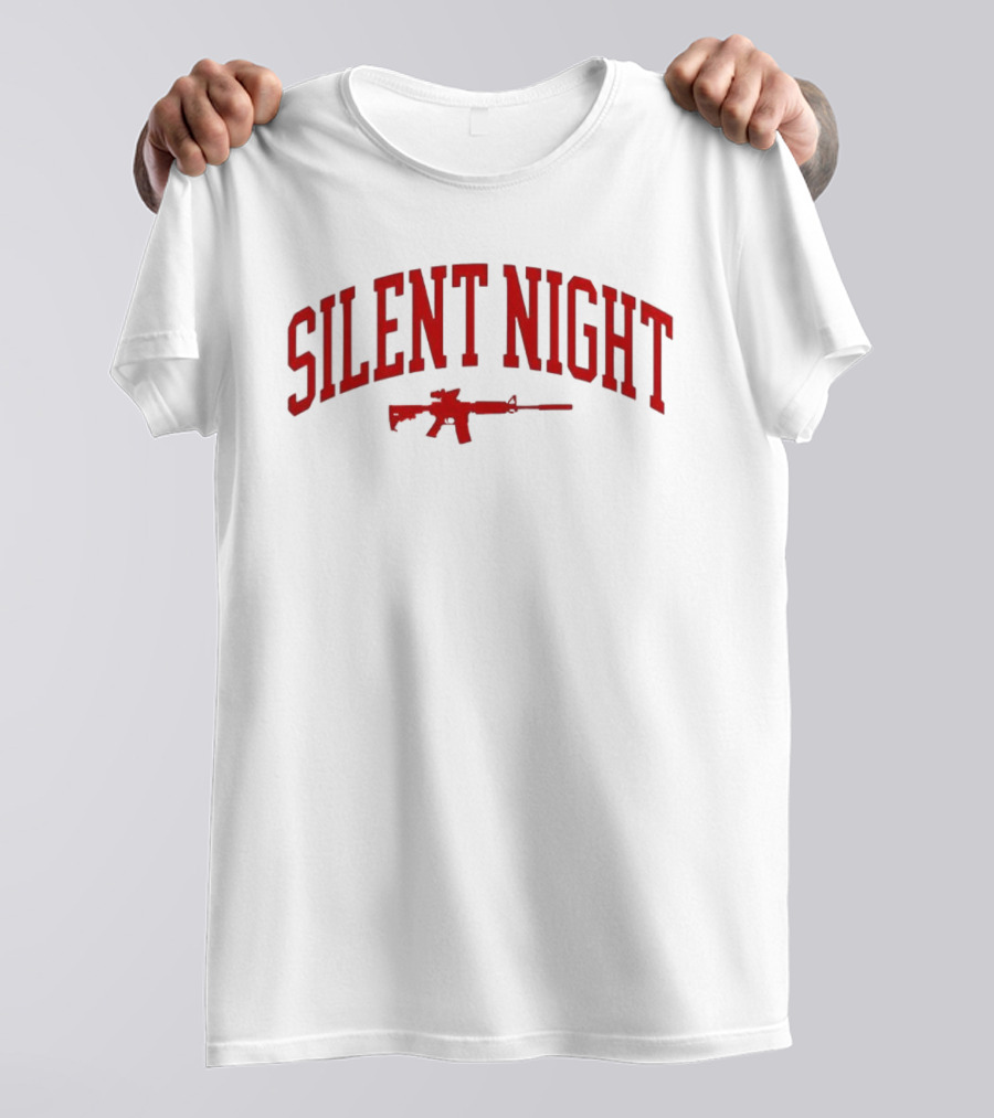 SILENT NIGHT Rifle Silhouette T-Shirt