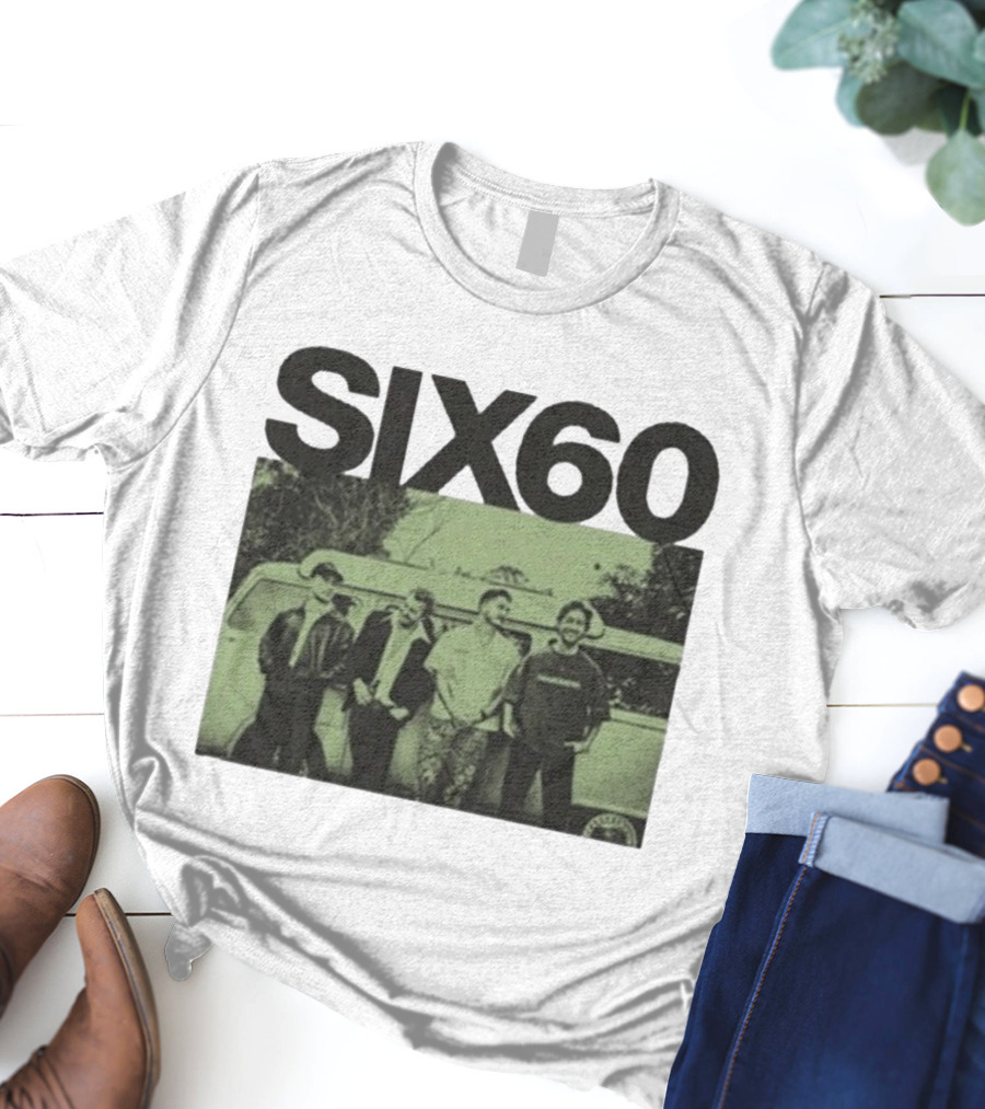 SIX60 The Van Band Photo Vintage Style T-Shirt