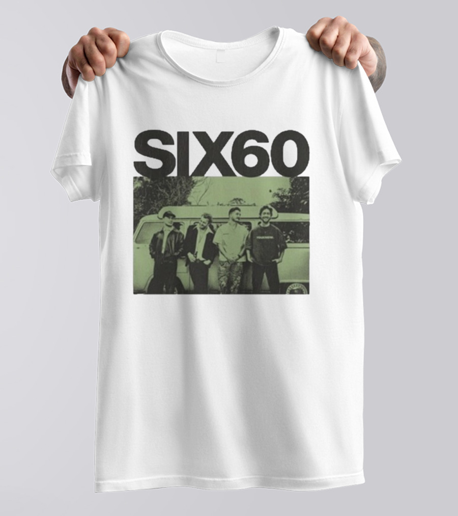 SIX60 The Van Band Photo Vintage Style T-Shirt