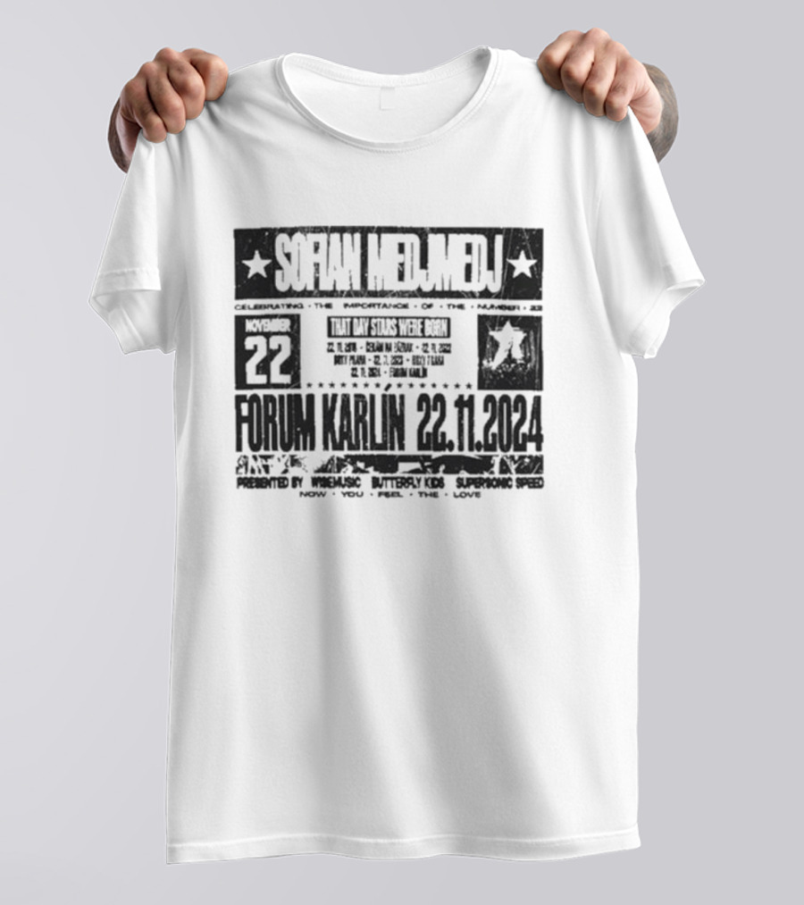 Sofian Medjmedj Czechoslovakia Event Forum Karlin 22 11 2024 T-Shirt