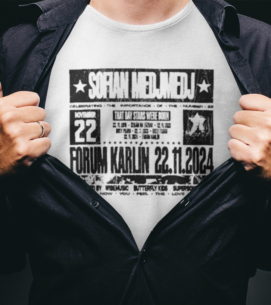 Sofian Medjmedj Czechoslovakia Event Forum Karlin 22 11 2024 T-Shirt